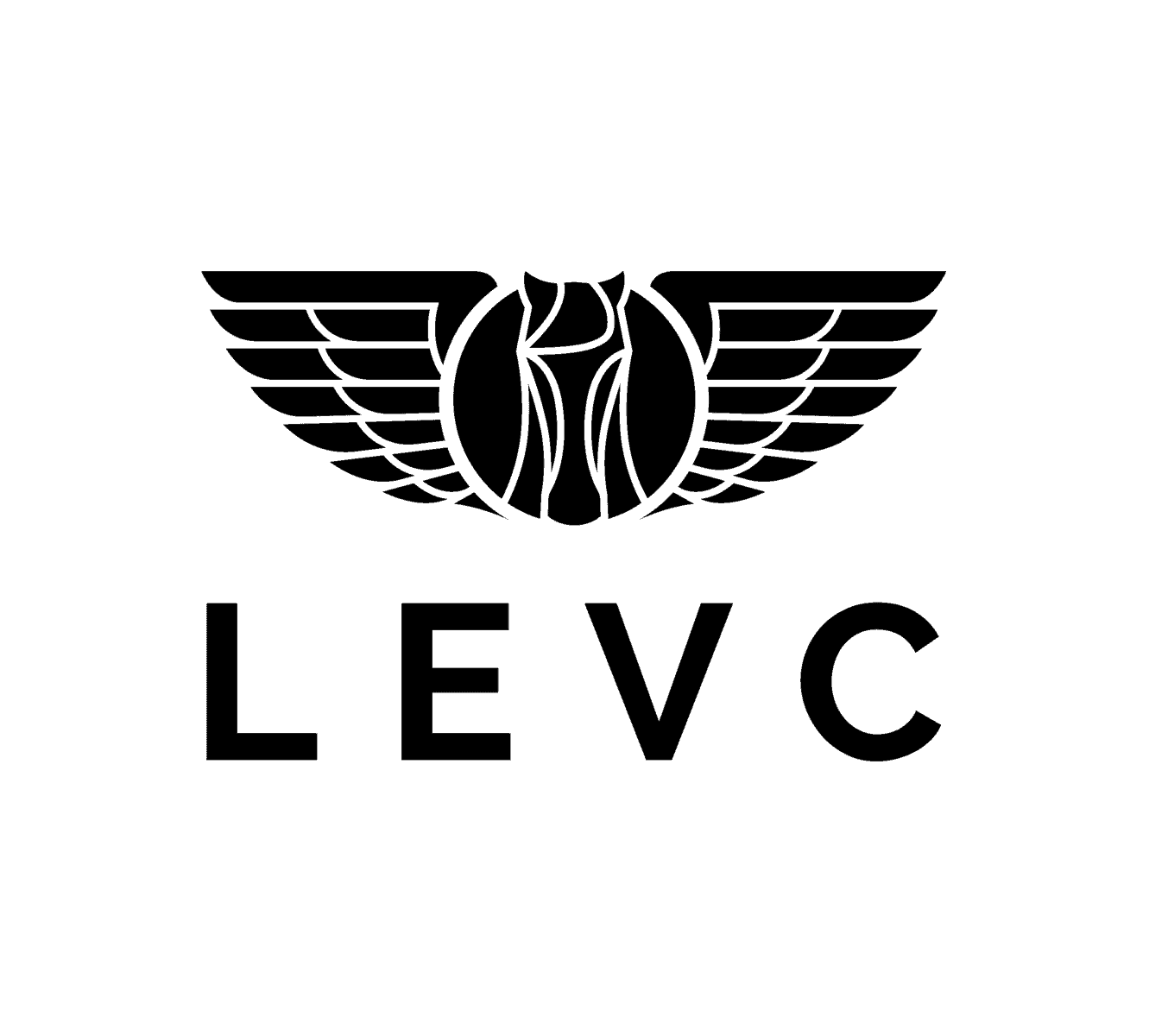 LEVC Blk and white logo with horse head